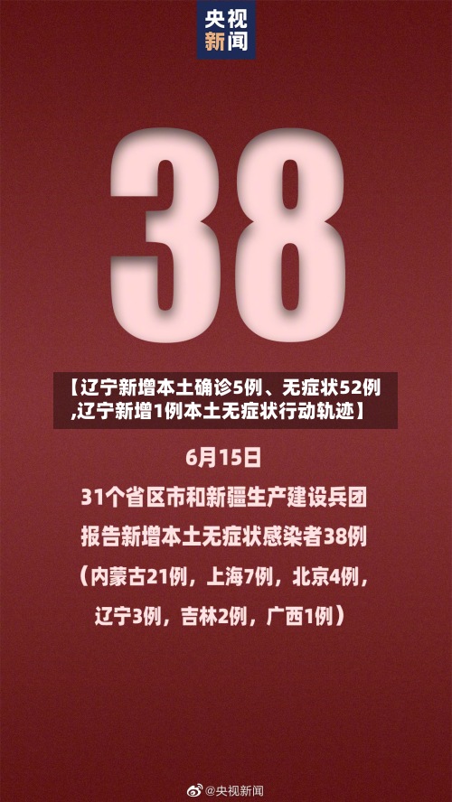 【辽宁新增本土确诊5例、无症状52例,辽宁新增1例本土无症状行动轨迹】-第2张图片