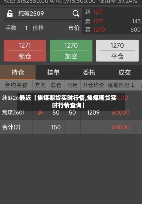 最近【焦煤期货实时行情,焦煤期货实时行情查询】