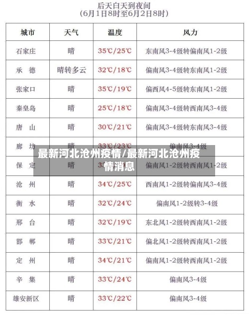 最新河北沧州疫情/最新河北沧州疫情消息-第2张图片