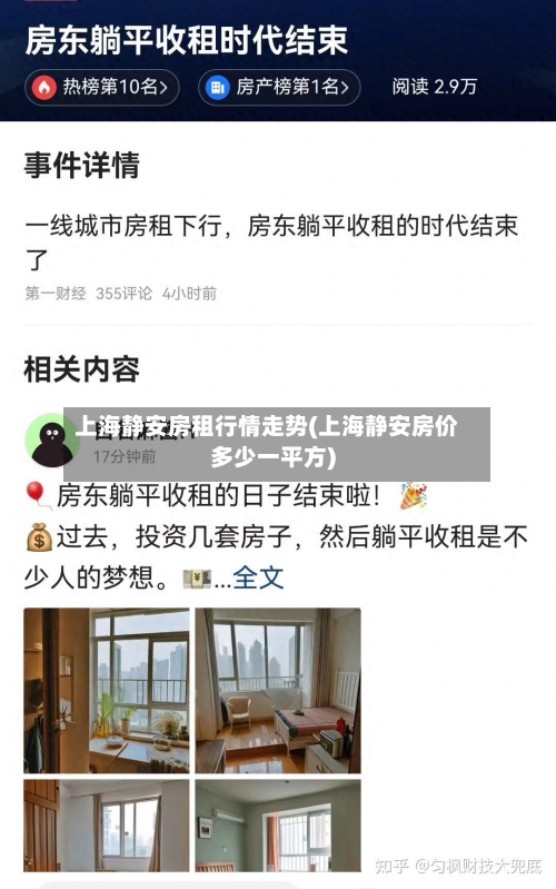 上海静安房租行情走势(上海静安房价多少一平方)