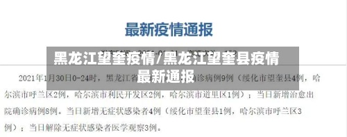 黑龙江望奎疫情/黑龙江望奎县疫情最新通报-第3张图片