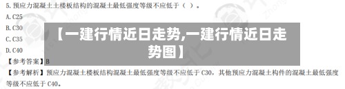 【一建行情近日走势,一建行情近日走势图】-第2张图片