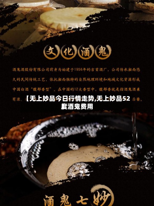 【无上妙品今日行情走势,无上妙品52度酒鬼费用】