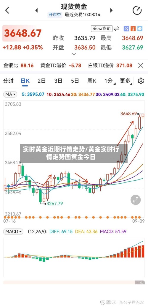 实时黄金近期行情走势/黄金实时行情走势图黄金今日