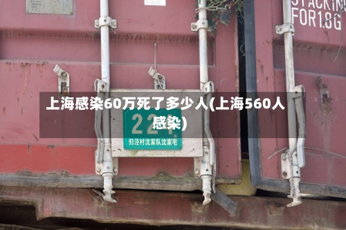上海感染60万死了多少人(上海560人感染)