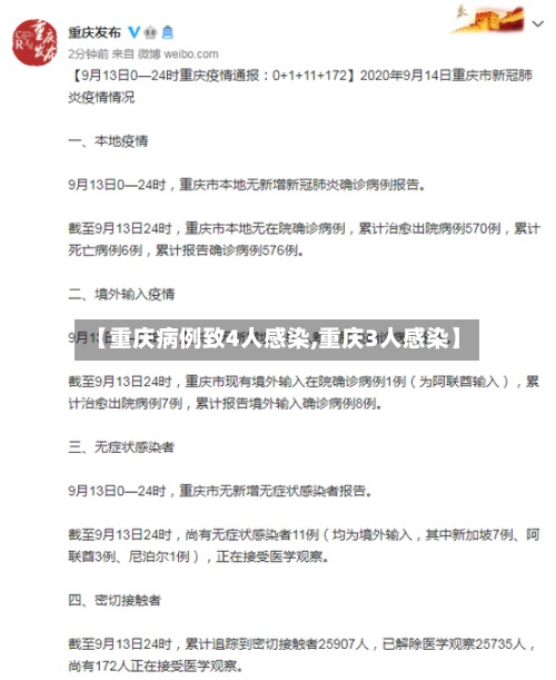 【重庆病例致4人感染,重庆3人感染】-第2张图片