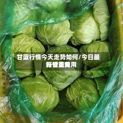 甘蓝行情今天走势如何/今日最新甘蓝费用
行情走势