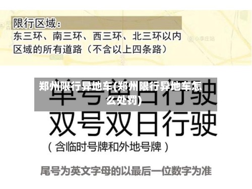 郑州限行异地车(郑州限行异地车怎么处罚)