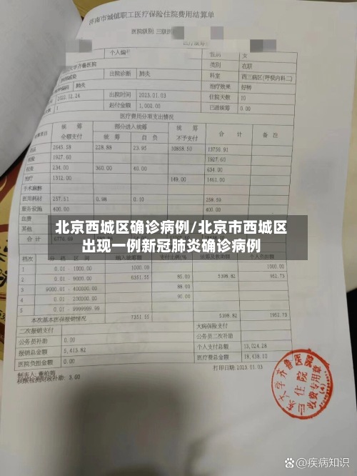 北京西城区确诊病例/北京市西城区出现一例新冠肺炎确诊病例-第2张图片