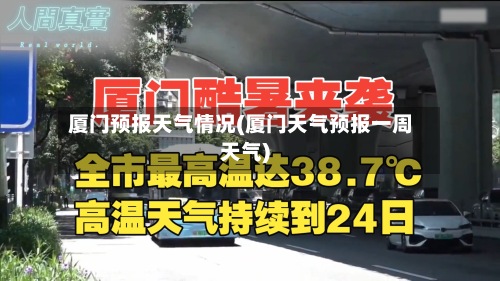 厦门预报天气情况(厦门天气预报一周天气)