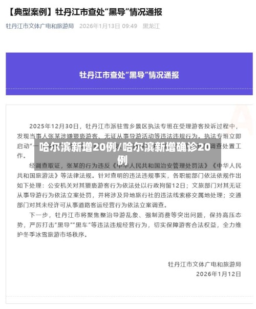 哈尔滨新增20例/哈尔滨新增确诊20例