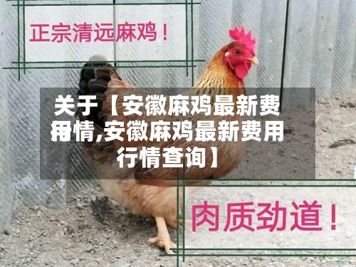 关于【安徽麻鸡最新费用
行情,安徽麻鸡最新费用
行情查询】-第2张图片