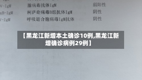【黑龙江新增本土确诊10例,黑龙江新增确诊病例29例】