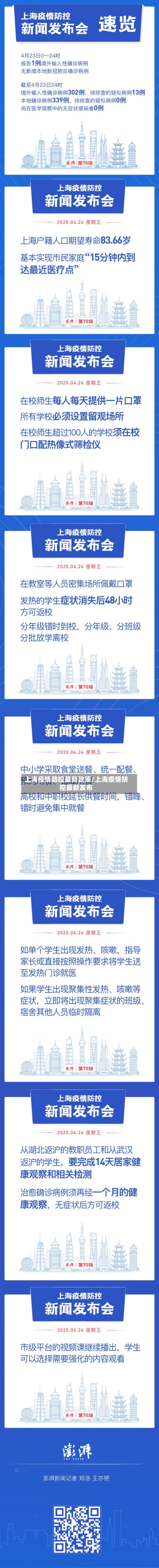 上海疫情防控最新政策/上海疫情防控最新发布