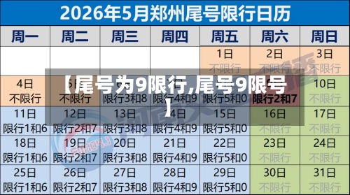 【尾号为9限行,尾号9限号】-第2张图片