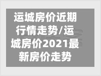 运城房价近期行情走势/运城房价2021最新房价走势