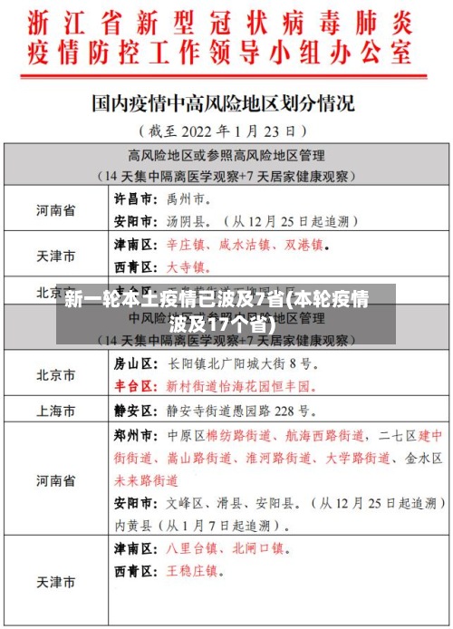 新一轮本土疫情已波及7省(本轮疫情波及17个省)-第2张图片