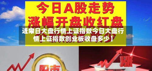 近来【今日大盘行情上证指数今日大盘行情上证指数创业板收盘多少】