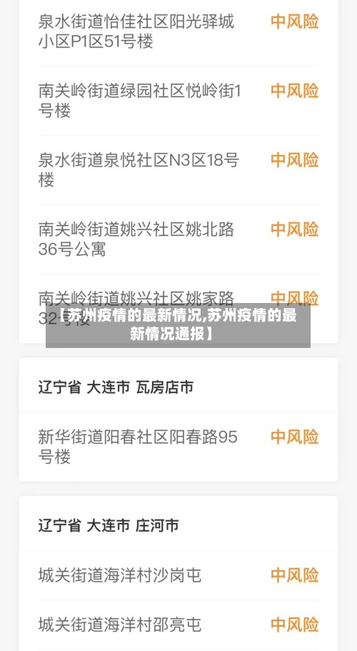 【苏州疫情的最新情况,苏州疫情的最新情况通报】