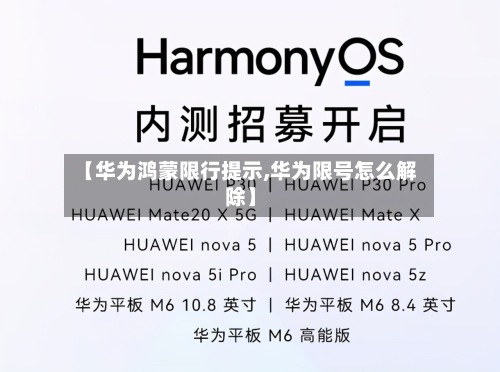 【华为鸿蒙限行提示,华为限号怎么解除】-第3张图片