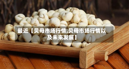 最近【贝母市场行情,贝母市场行情以及未来发展】-第3张图片