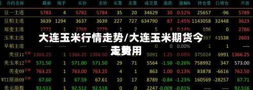大连玉米行情走势/大连玉米期货今天费用走势-第3张图片